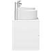Set di mobili per il bagno 3 pz Bianco 49,5 x 44,5 x 65,5 cm - Foto miniatura 7