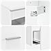 Set di mobili per il bagno 3 pz Bianco 49,5 x 44,5 x 65,5 cm - Foto miniatura 9