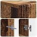Mobile TV LED Legno antico Legno ingegnerizzato - Foto miniatura 9