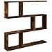 Scaffale da parete Rovere Fumo 80 x 12 x 79,5 cm - Foto miniatura 1