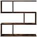 Scaffale da parete Rovere Fumo 80 x 12 x 79,5 cm - Foto miniatura 4