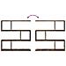 Scaffale da parete Rovere Fumo 80 x 12 x 79,5 cm - Foto miniatura 8