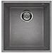 Lavello Quadra 100 Granitek Sottotop 38x44 cm 1 vasca Colore Grigio Cemento 48 - Foto miniatura 1