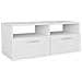 Mobile Porta TV in Legno Multistrato 95x35x36 cm Bianco - Foto miniatura 1