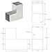 Connettore Per Pali A Forma Di L In Metallo Zincato 91x91 Mm - Foto miniatura 7