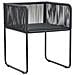 Set Da Pranzo Da Giardino 7 Pz In Rattan Pvc Nero - Foto miniatura 5