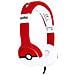 Cuffie Stereo A Filo Per Bambini Da 3,5 Mm Design A Palla Di Poké, Rosso - Foto miniatura 10