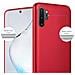 Custodia Compatibile Con Samsung Galaxy Note 10 Plus In Rosso Metallico - Coperchio Protettivo In Silicone Tpu Flessibile - Foto miniatura 5