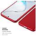 Custodia Compatibile Con Samsung Galaxy Note 10 Plus In Rosso Metallico - Coperchio Protettivo In Silicone Tpu Flessibile - Foto miniatura 6