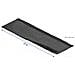 Manicotto intrecciato con chiusura a strappo resistente al calore da 5 m x 20 mm nero - Foto miniatura 2