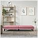 Divano Letto Con Portabicchieri In Velluto Rosa - Foto miniatura 5