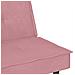 Divano Letto Con Portabicchieri In Velluto Rosa - Foto miniatura 6