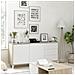 Credenza Concord, Madia Moderna A 2 Ante E 3 Cassetti, Buffet Da Soggiorno, Mobile Porta Tv, Madia Per Salotto, 154x41h74 Cm, Rovere E Bianco - Foto miniatura 1