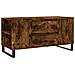 Tavolino Da Salotto Rovere Fumo 102x44,5x50cm Legno Multistrato - Foto miniatura 2