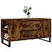 Tavolino Da Salotto Rovere Fumo 102x44,5x50cm Legno Multistrato - Foto miniatura 3