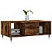 Tavolino Da Salotto Rovere Fumo 90x50x36,5 Cm Legno Multistrato - Foto miniatura 3