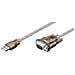 68875 Cavo Seriale Trasparente 1,5 M Usb Tipo A Vga [d-sub] (usb2.0 - Serial Db9 M-m, 1,5m - With Prolific - Foto miniatura 2