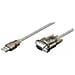 68875 Cavo Seriale Trasparente 1,5 M Usb Tipo A Vga [d-sub] (usb2.0 - Serial Db9 M-m, 1,5m - With Prolific - Foto miniatura 1