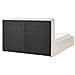 Letto Matrimoniale Tessuto Beige Con Contenitore 180 X 200 Cm Moissac - Foto miniatura 7