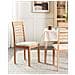 Set Di 2 Sedie Da Pranzo Legno Chiaro E Beige Chiaro Ortley - Foto miniatura 1