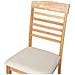 Set Di 2 Sedie Da Pranzo Legno Chiaro E Beige Chiaro Ortley - Foto miniatura 6