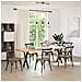 Gambe Tavolo Pranzo A Forma X 2 Pz Nero 57x(72-73) Cm Acciaio - Foto miniatura 2