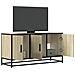 Mobile Tv Rovere Sonoma 100x35x50 Cm Legno Multistrato Metallo - Foto miniatura 1