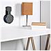 Porta Spina Per Amazon Echo Dot (gen 3) Con Cavo E Caricatore Nascosto 18x4x10 Cm. Colore Nero - Foto miniatura 2