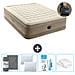 Set Materassino Gonfiabile - 203x152x46 Cm - Beige - Include Accessori Coordinati - Foto miniatura 1