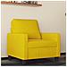 Poltrona Giallo 60 Cm Velluto - Foto miniatura 8