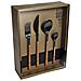 Sushi Anniversary Black&Wenge set 24 posate da tavola in acciaio Made in Italy - Foto miniatura 3