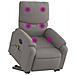 Poltrona Alzapersona Massaggiante Elettrica Tortora in Tessuto - Foto miniatura 3