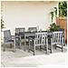 Sedie da Pranzo da Giardino  6 pz Grigio Chiaro 65.5x55.5x88 cm HDPE, Sedie da Pranzo da Giardino  2 pz Grigio Chiaro HDPE - Foto miniatura 3