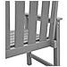 Sedie da Pranzo da Giardino  6 pz Grigio Chiaro 65.5x55.5x88 cm HDPE, Sedie da Pranzo da Giardino  2 pz Grigio Chiaro HDPE - Foto miniatura 8