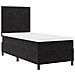 Letto con Rete A Molle e Materasso Nero 80x200 cm Velluto - Foto miniatura 3