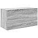 Armadietto Bagno Grigio Sonoma 60x25x30 cm in Legno Multistrato - Foto miniatura 1