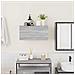 Armadietto Bagno Grigio Sonoma 60x25x30 cm in Legno Multistrato - Foto miniatura 3