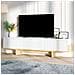 Wopi Mobile Tv Con Armadi Bianchi E In Legno 180 Cm - Foto miniatura 3