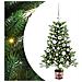Albero di Natale con 150 LED con supporto Verde 90 cm PE - Foto miniatura 1