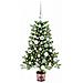Albero di Natale con 150 LED con supporto Verde 90 cm PE - Foto miniatura 3