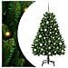 Albero di Natale artificiale Verde 120 cm PVC e Metallo - Foto miniatura 1