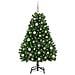 Albero di Natale artificiale Verde 120 cm PVC e Metallo - Foto miniatura 3