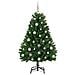 Albero di Natale artificiale Verde 120 cm PVC e Metallo - Foto miniatura 4
