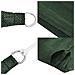 Vela Parasole 160 g/m² Trapezio Verde Scuro 4/5x3 m in HDPE - Foto miniatura 7