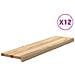 Gradini 12 pz 100x30x2 cm in Rovere Massello Non Trattato - Foto miniatura 1