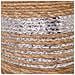 Navicella In Fibra Naturale Foderata Marrone 37x28x28h - Foto miniatura 4