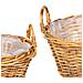 Cesto per Piante con archiviazione 2 pcs Marrone Rattan Lacak - Foto miniatura 7