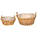 Cesto per Piante con archiviazione 2 pcs Marrone Rattan Lacak - Foto miniatura 1