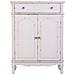 Console In Legno Bianco Con 2 Cassetti E 2 Porte 80x38x110,5h Cm - Foto miniatura 2