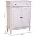 Console In Legno Bianco Con 2 Cassetti E 2 Porte 80x38x110,5h Cm - Foto miniatura 3